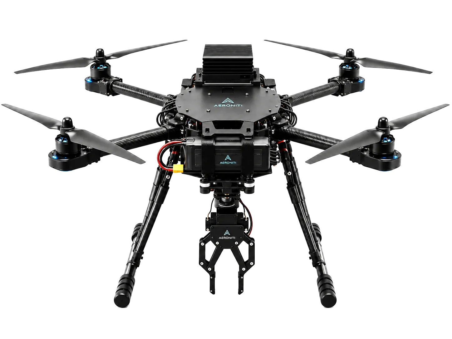 Aeroniti CargoLift autonomous delivery drone with gripper payload automation