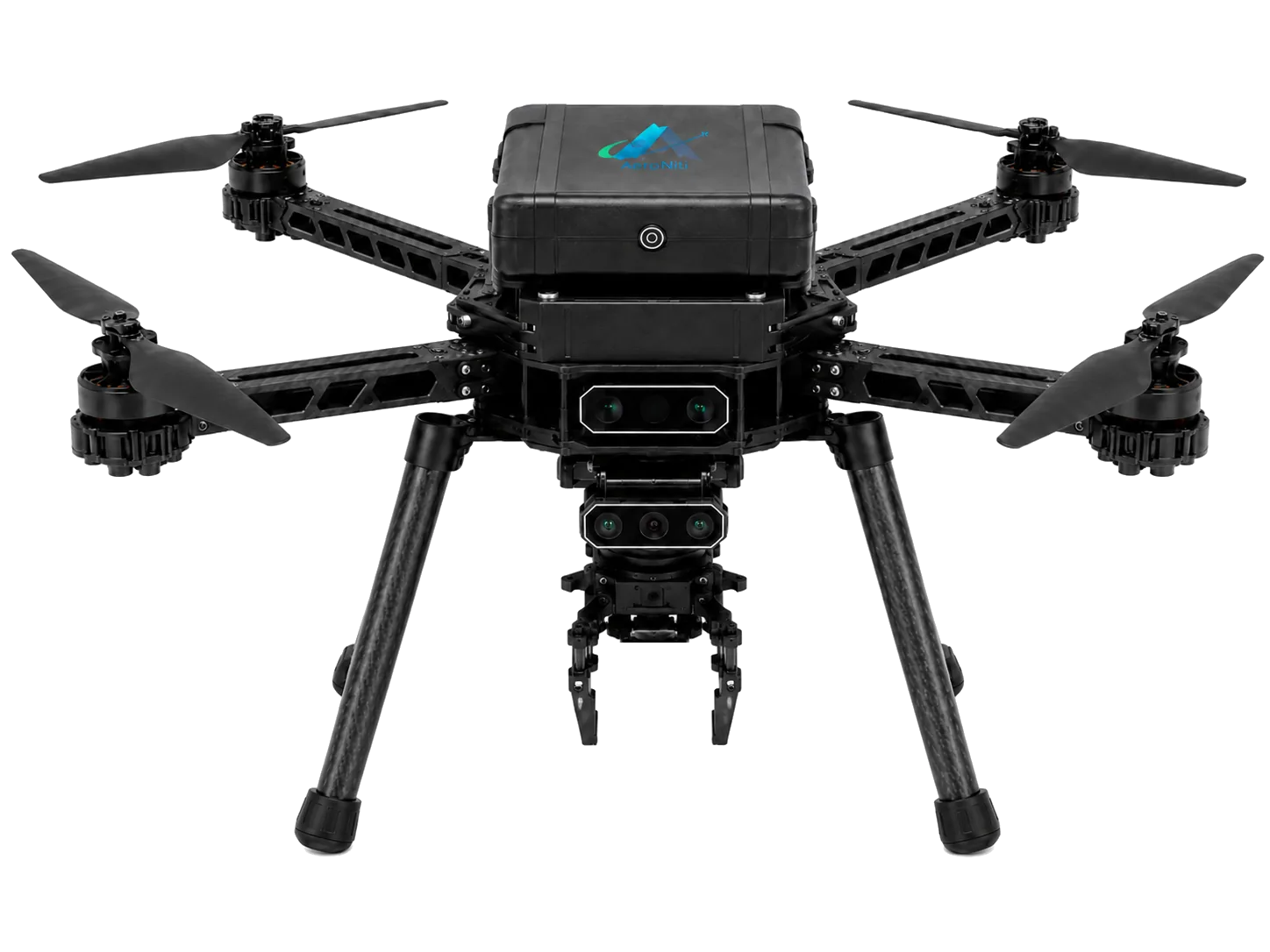 Aeroniti industrial inspection drone configured for repeatable autonomous field operations